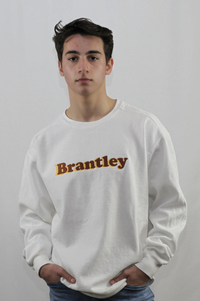 Mickey Crewneck / White - Brantley Clothing