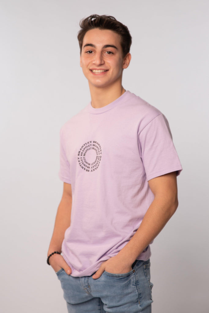 Spiral Tee / Orchid - Brantley Clothing